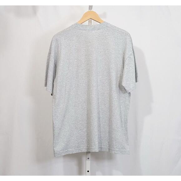 Vintage 90s Shirt Lands End Cornish Tartan Gray Single Stitch Men's Size XL - Picture 3 of 5